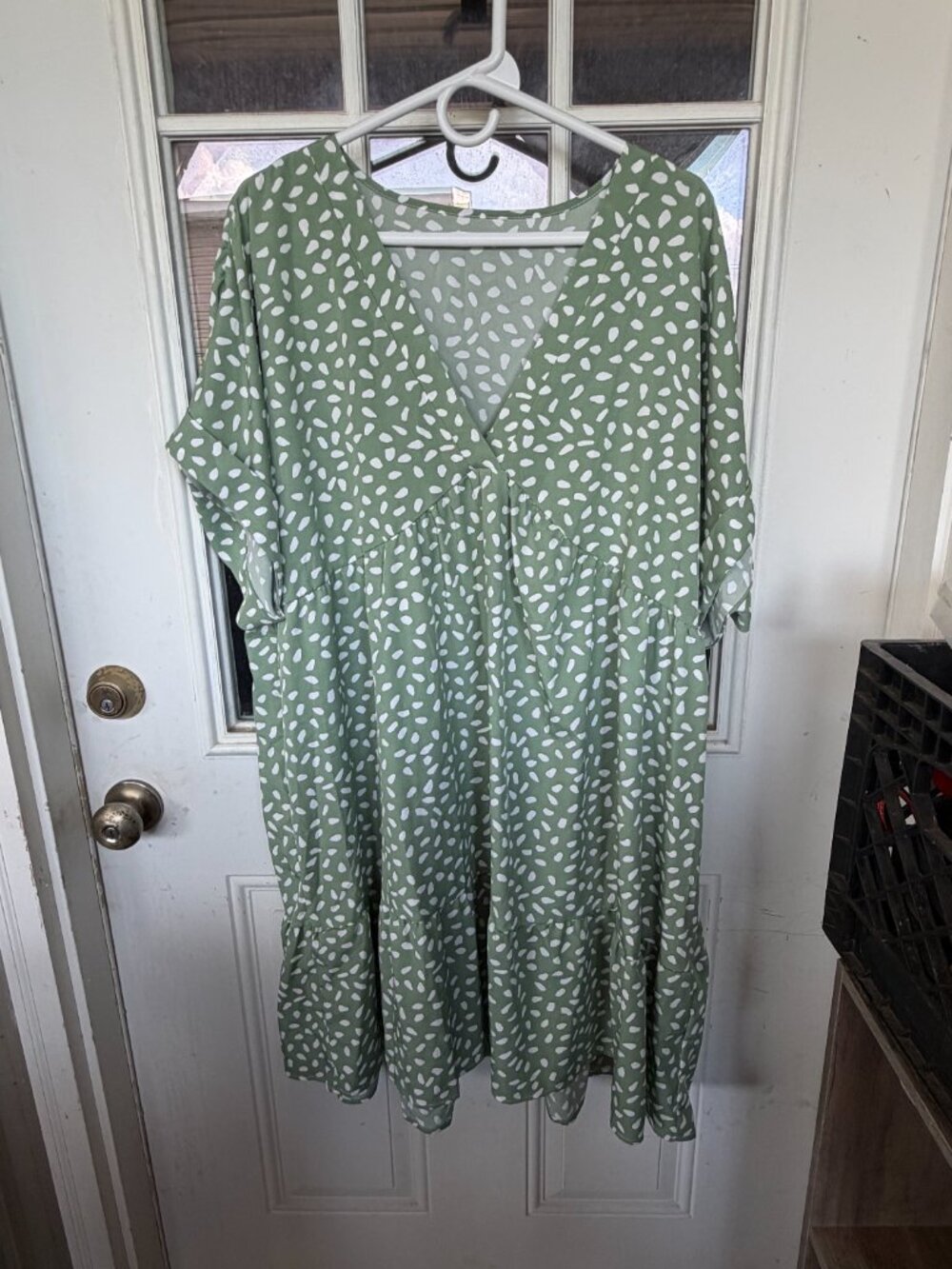 light green dress